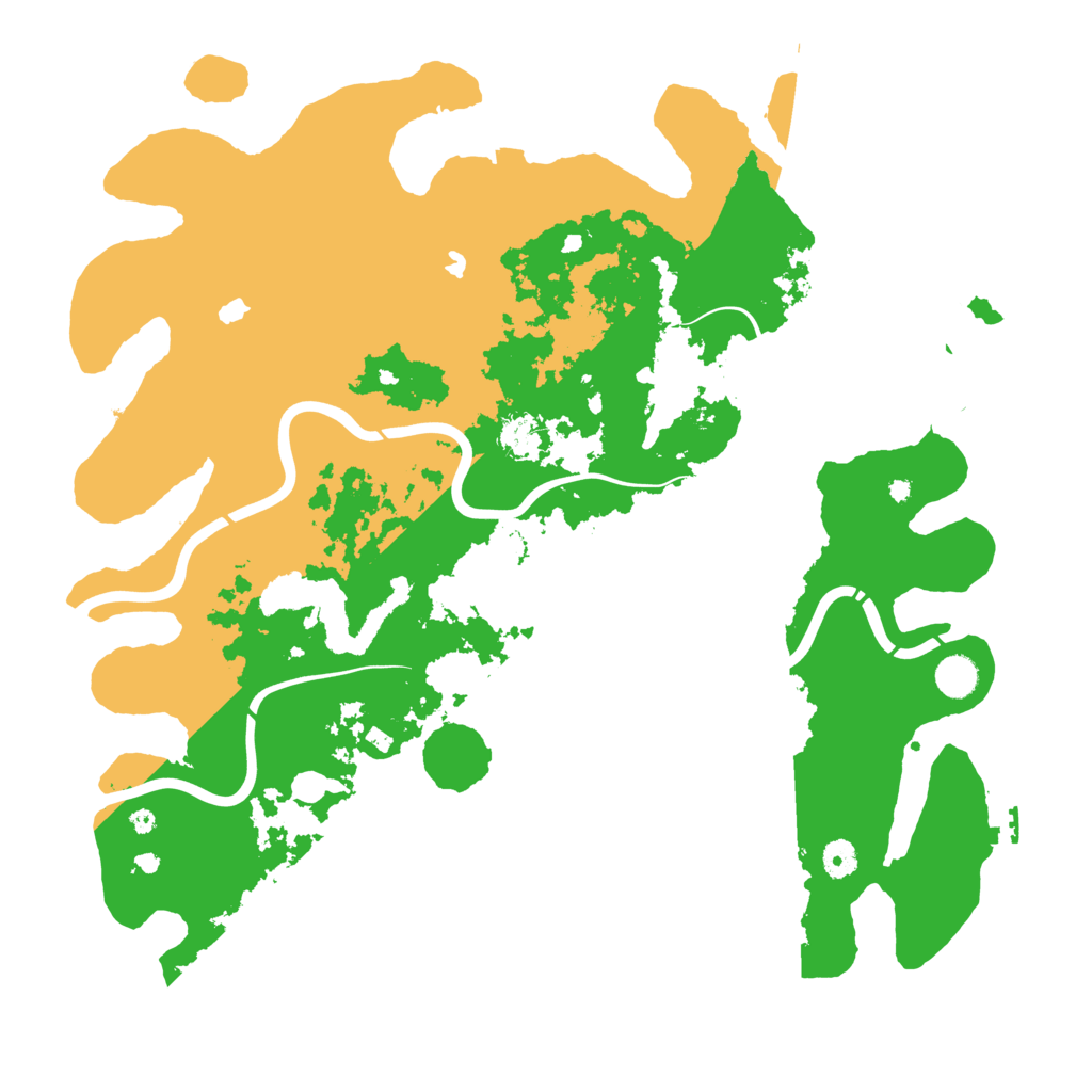 Biome Rust Map: Procedural Map, Size: 4500, Seed: 42375