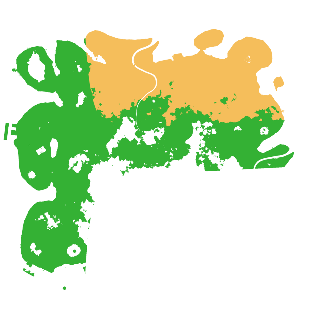 Biome Rust Map: Procedural Map, Size: 3750, Seed: 800161850