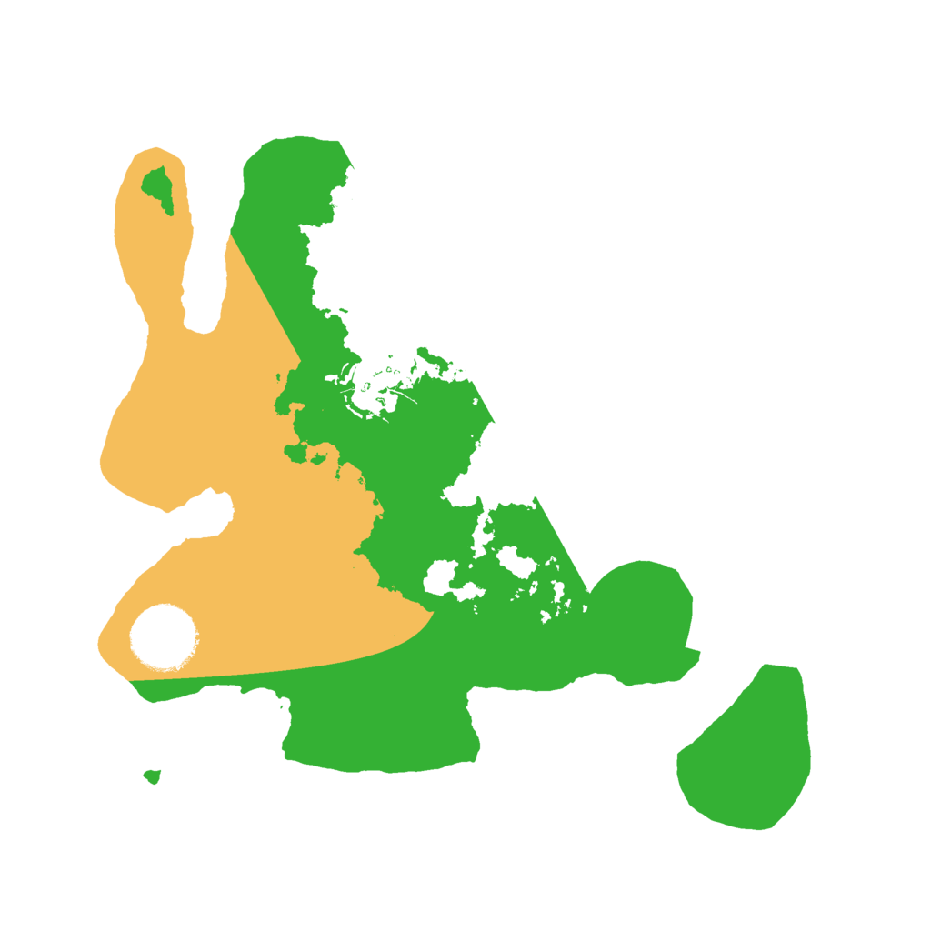 Biome Rust Map: Barren, Size: 2500, Seed: 25322049