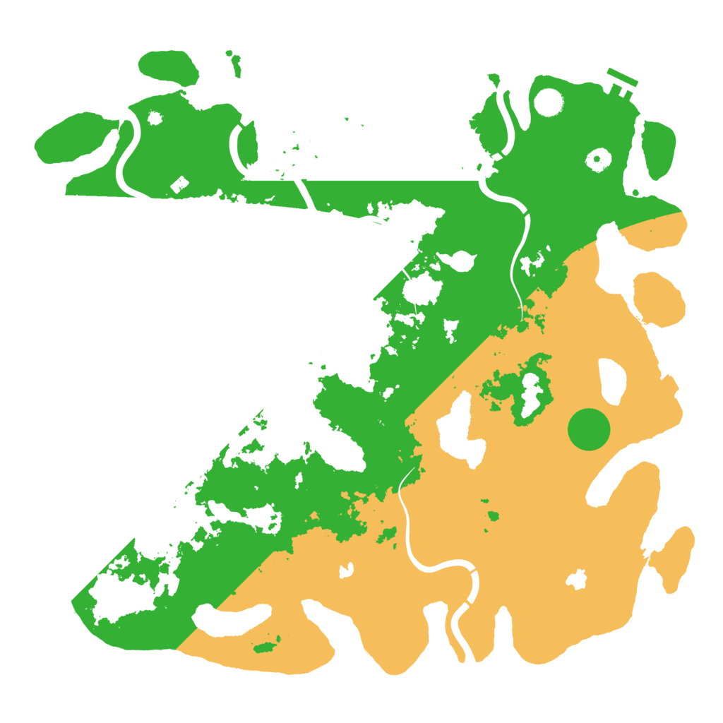Biome Rust Map: Procedural Map, Size: 4500, Seed: 2089474823