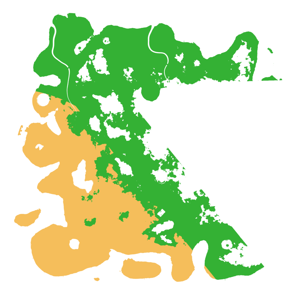 Biome Rust Map: Procedural Map, Size: 4350, Seed: 1337