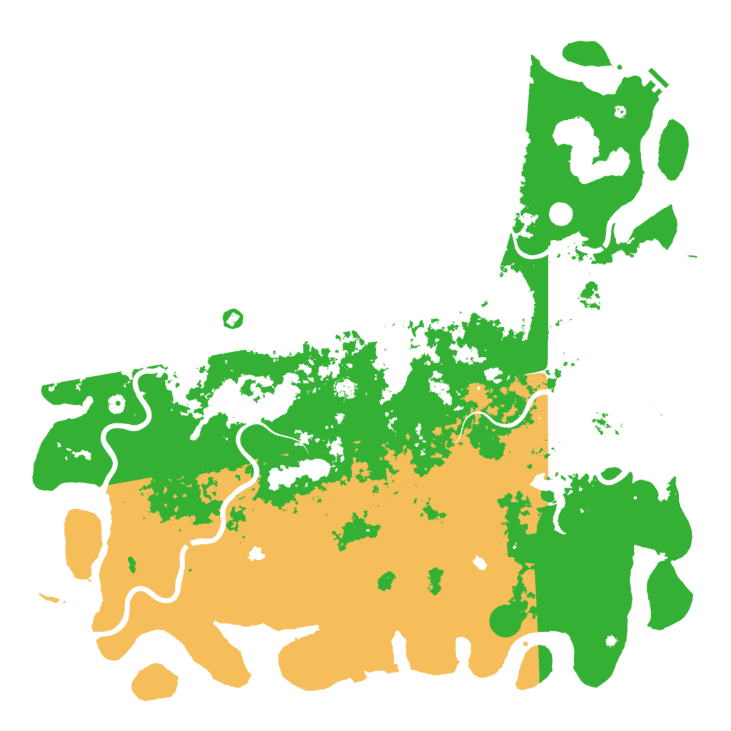 Biome Rust Map: Procedural Map, Size: 6000, Seed: 737333