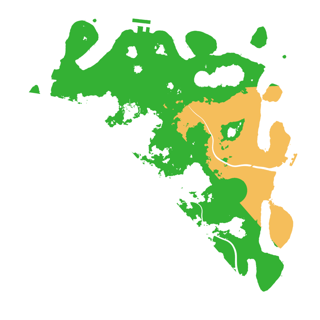 Biome Rust Map: Procedural Map, Size: 3560, Seed: 1693041