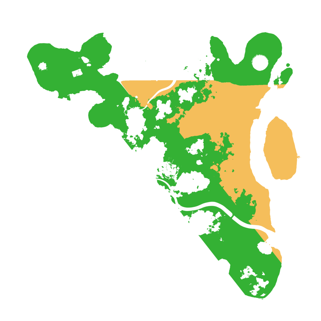 Biome Rust Map: Procedural Map, Size: 3560, Seed: 6130594