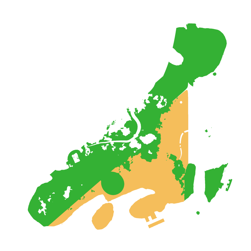 Biome Rust Map: Procedural Map, Size: 3000, Seed: 2439979