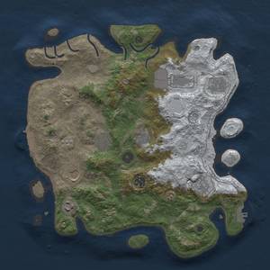Thumbnail Rust Map: Procedural Map, Size: 3560, Seed: 5314952, 19 Monuments