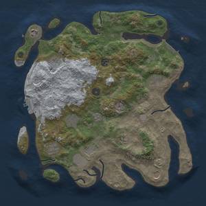 Thumbnail Rust Map: Procedural Map, Size: 3750, Seed: 2, 19 Monuments