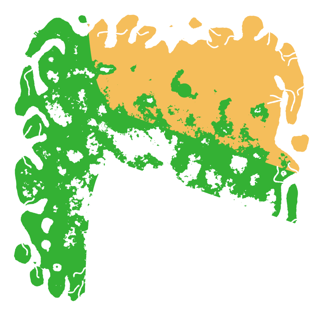 Biome Rust Map: Procedural Map, Size: 6000, Seed: 554874