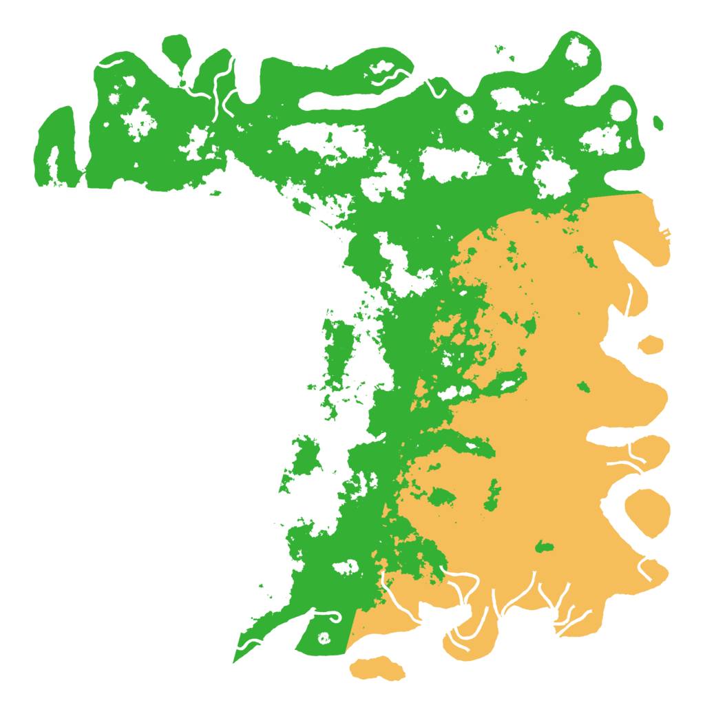 Biome Rust Map: Procedural Map, Size: 6000, Seed: 781251547