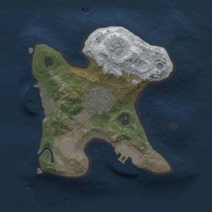 Thumbnail Rust Map: Procedural Map, Size: 1800, Seed: 69, 9 Monuments