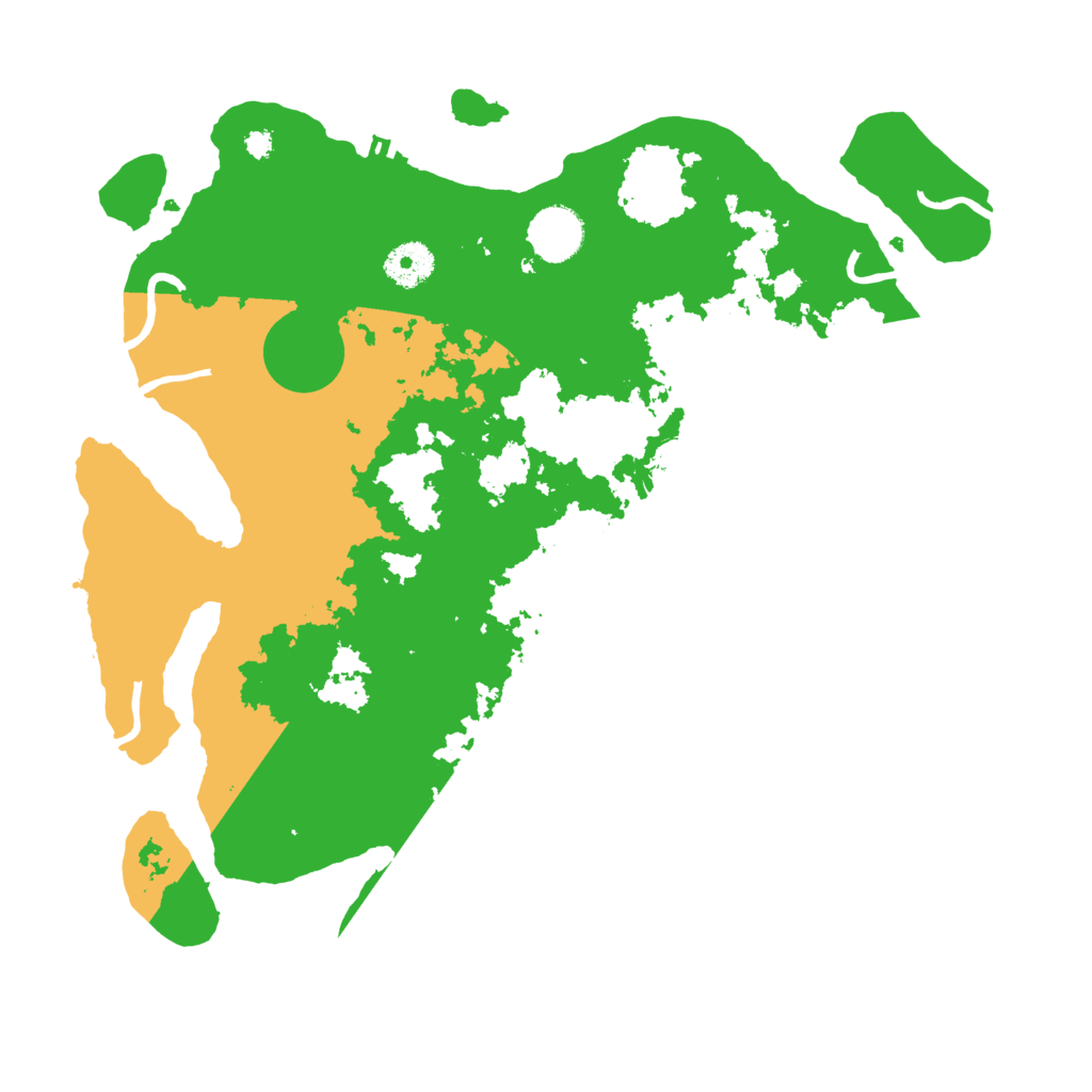 Biome Rust Map: Procedural Map, Size: 3560, Seed: 4813245