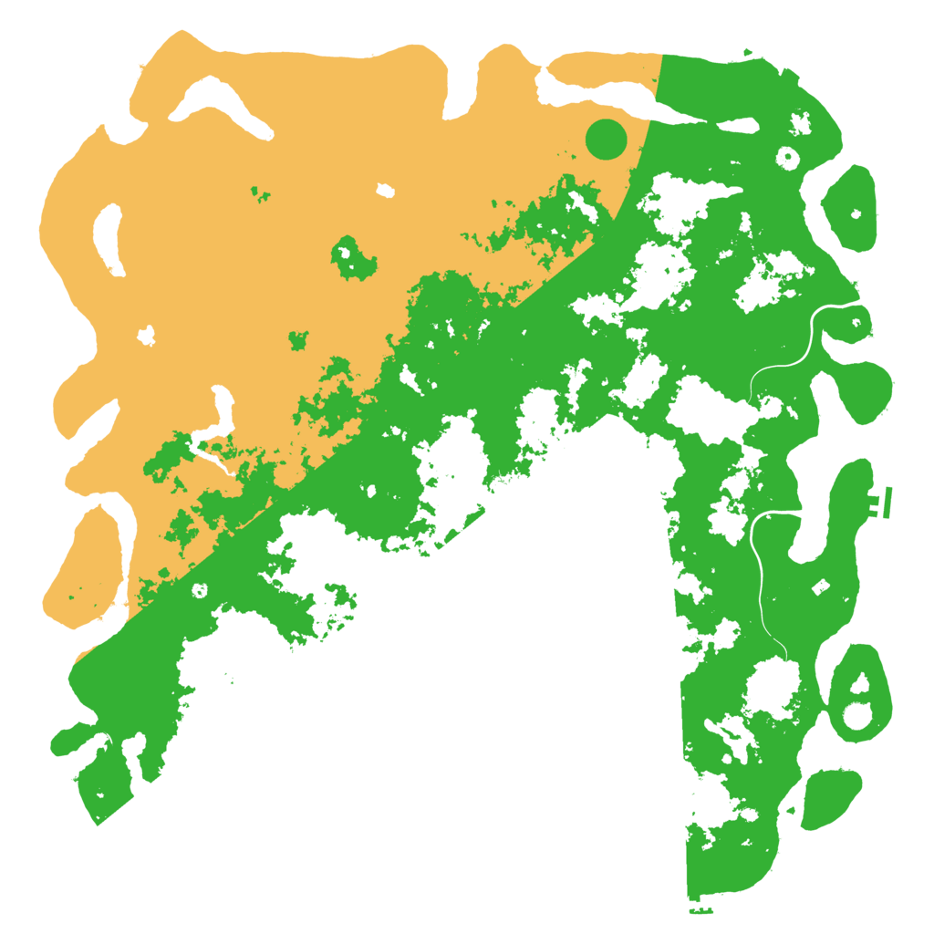 Biome Rust Map: Procedural Map, Size: 6000, Seed: 3798