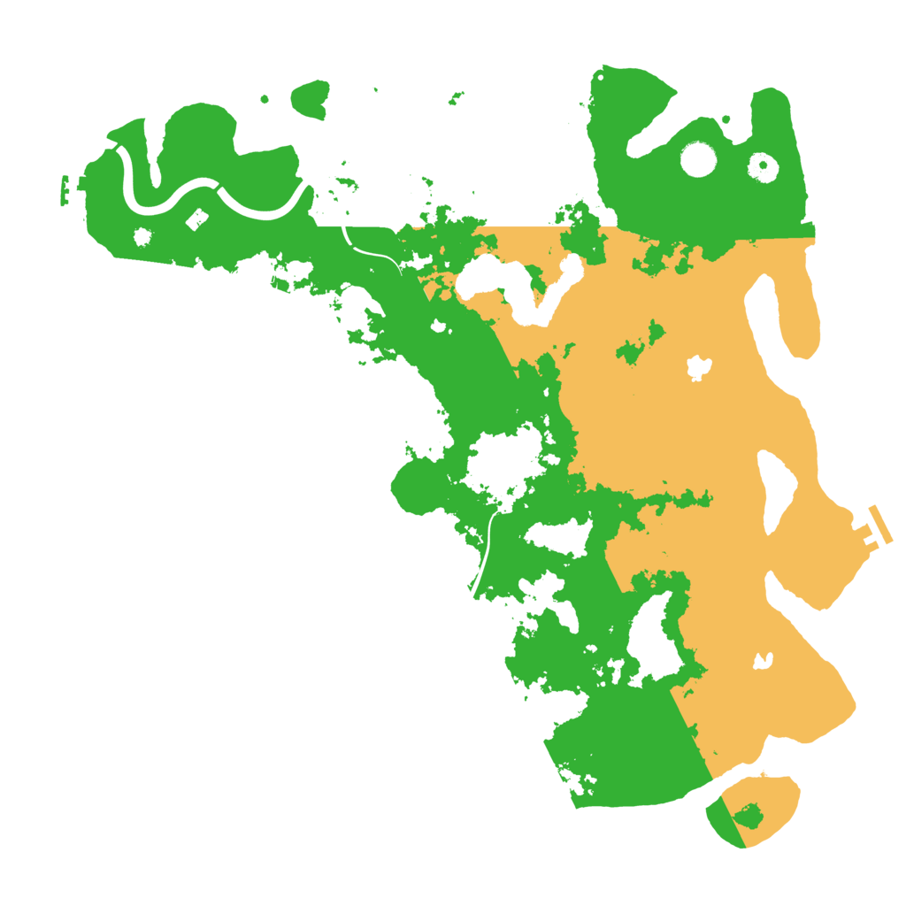 Biome Rust Map: Procedural Map, Size: 4500, Seed: 5536234