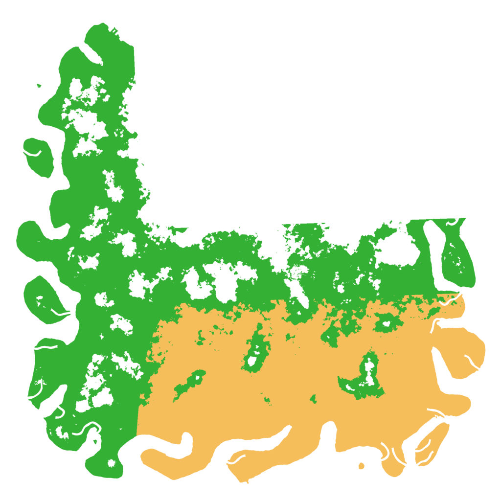 Biome Rust Map: Procedural Map, Size: 6000, Seed: 826635