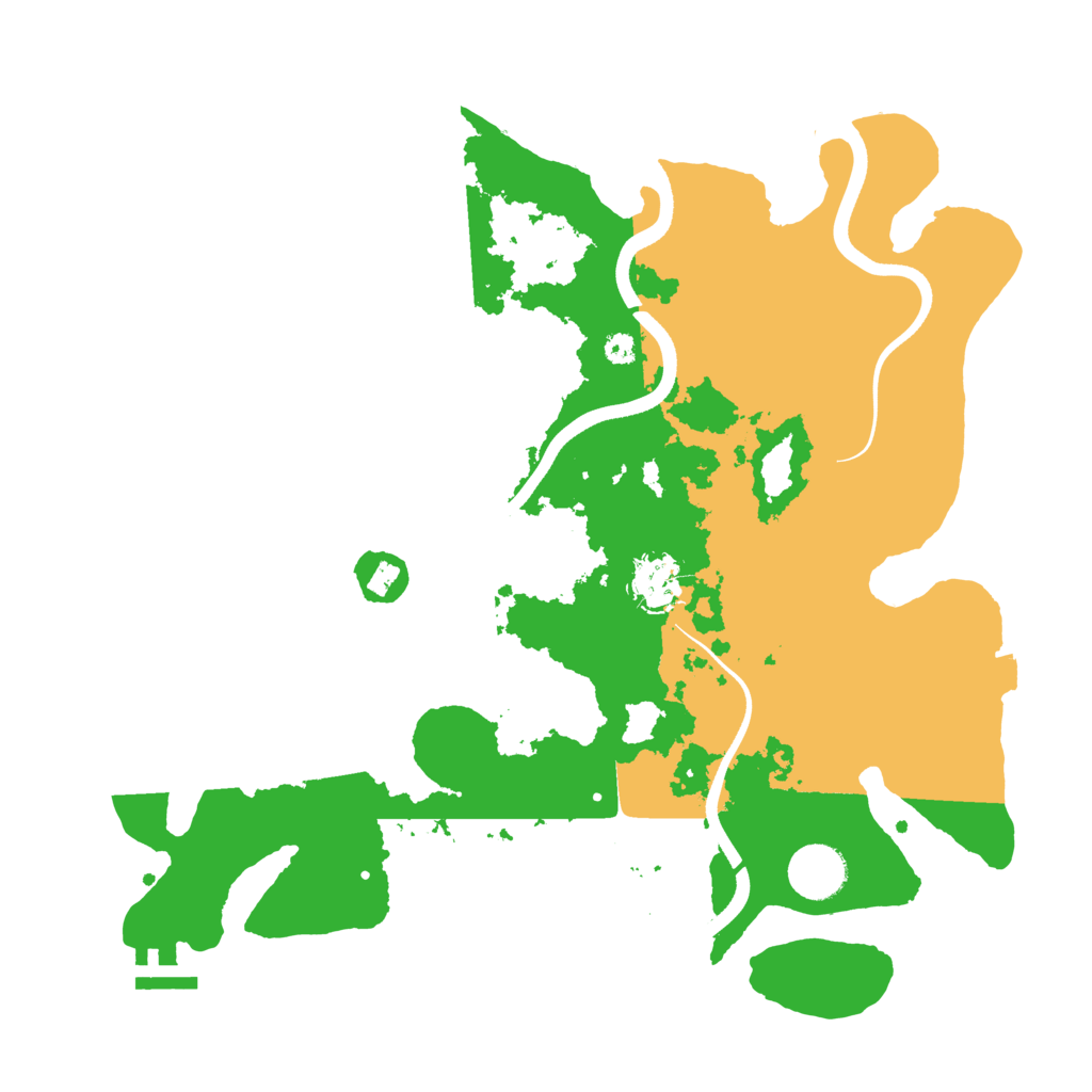Biome Rust Map: Procedural Map, Size: 3550, Seed: 84032