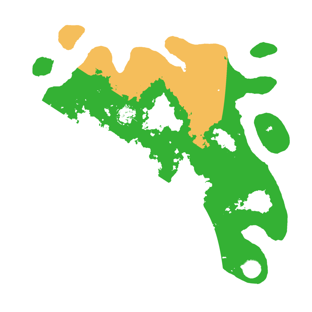 Biome Rust Map: Barren, Size: 3000, Seed: 227759153