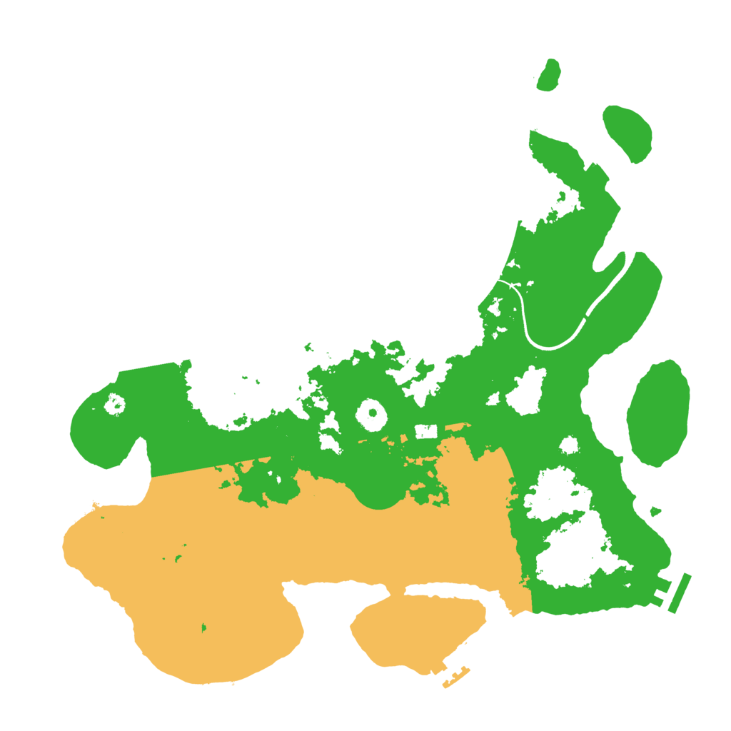 Biome Rust Map: Procedural Map, Size: 3560, Seed: 3023743