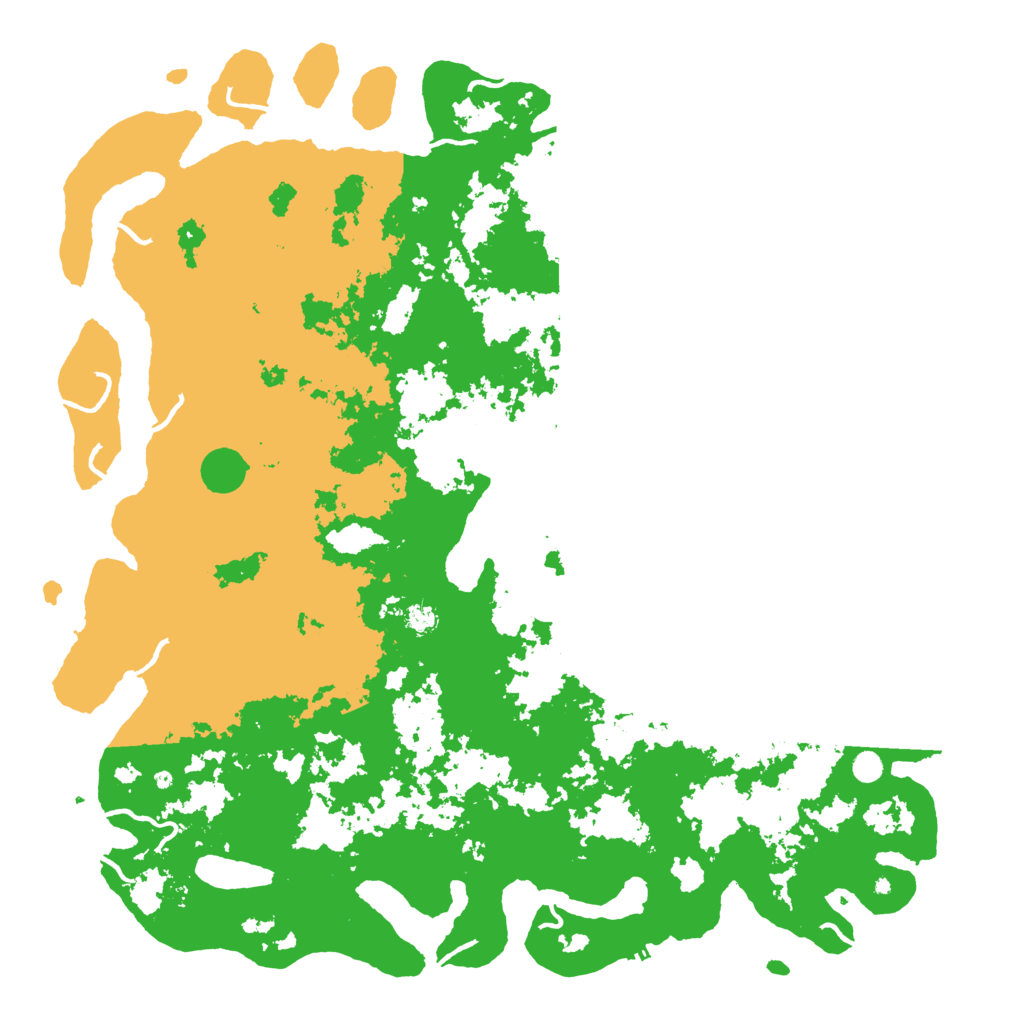 Biome Rust Map: Procedural Map, Size: 6000, Seed: 265738