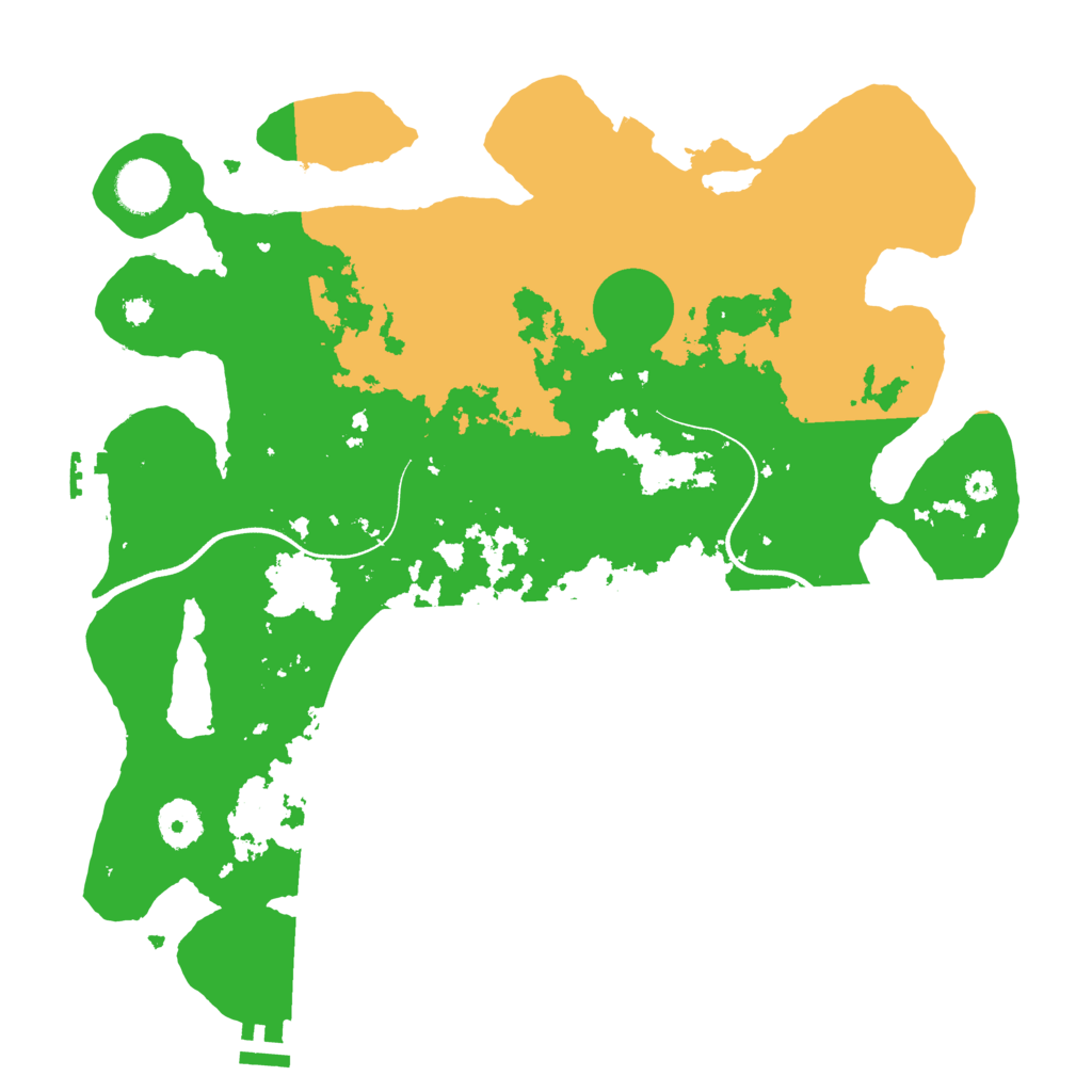 Biome Rust Map: Procedural Map, Size: 3560, Seed: 1116647