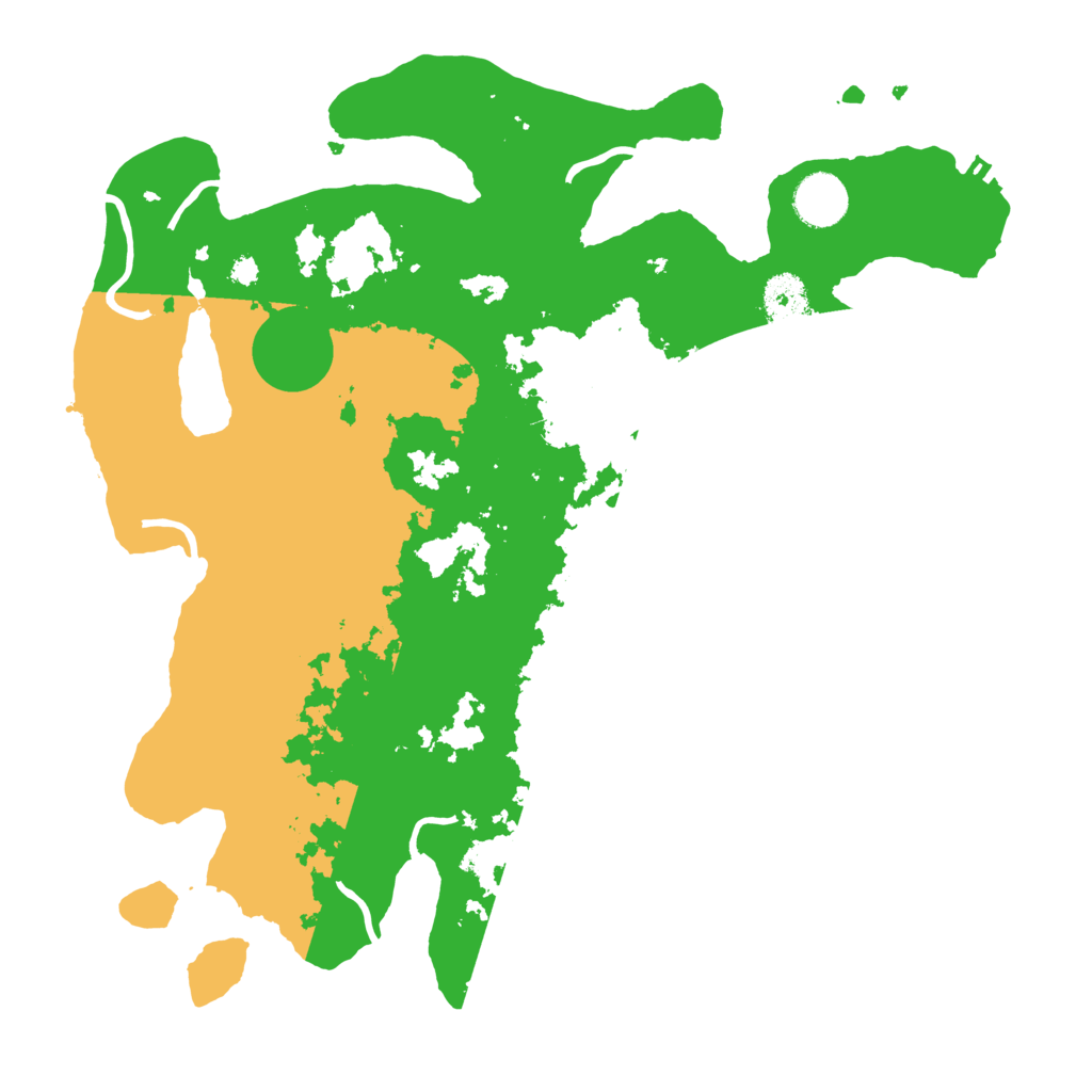 Biome Rust Map: Procedural Map, Size: 3560, Seed: 461987