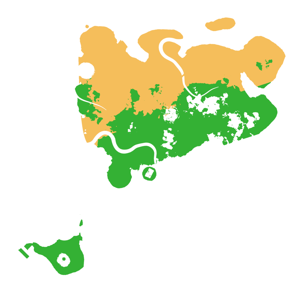 Biome Rust Map: Procedural Map, Size: 3560, Seed: 6066522