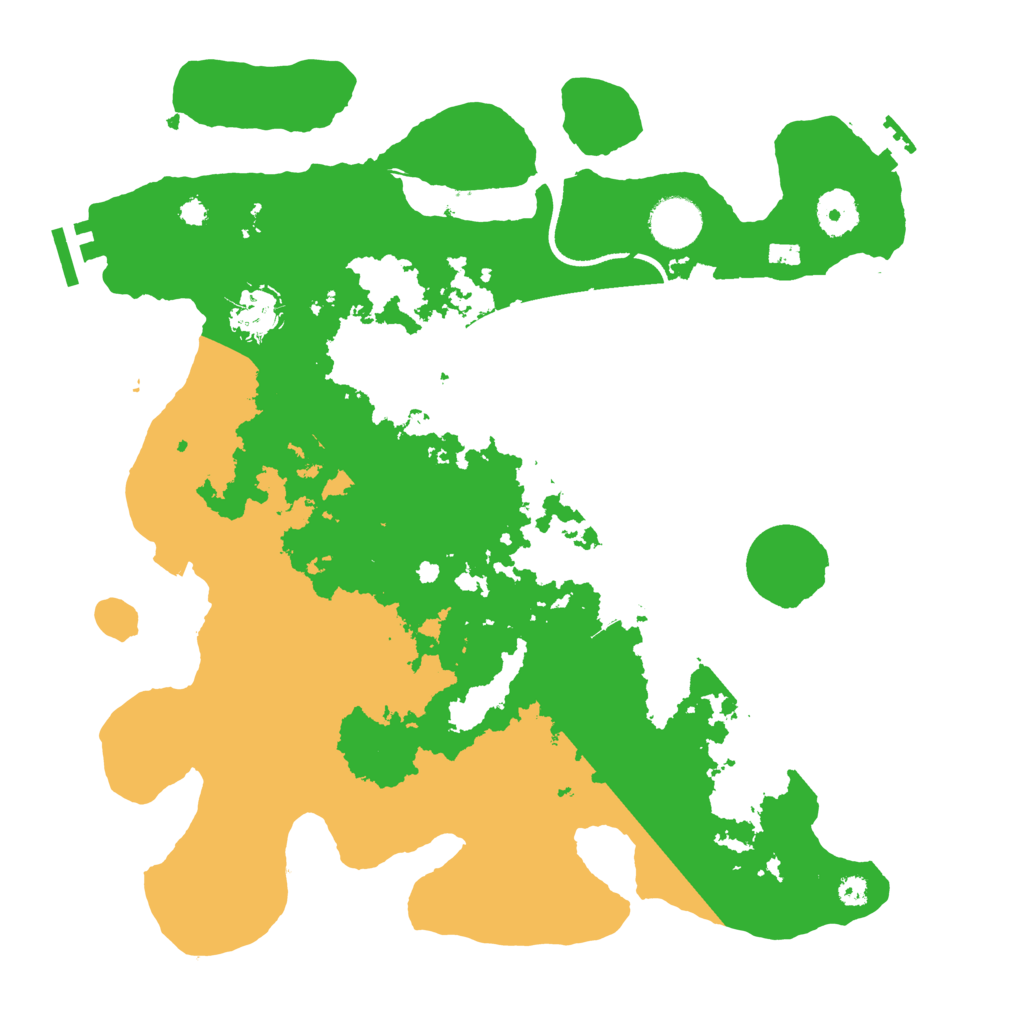 Biome Rust Map: Procedural Map, Size: 3500, Seed: 462341