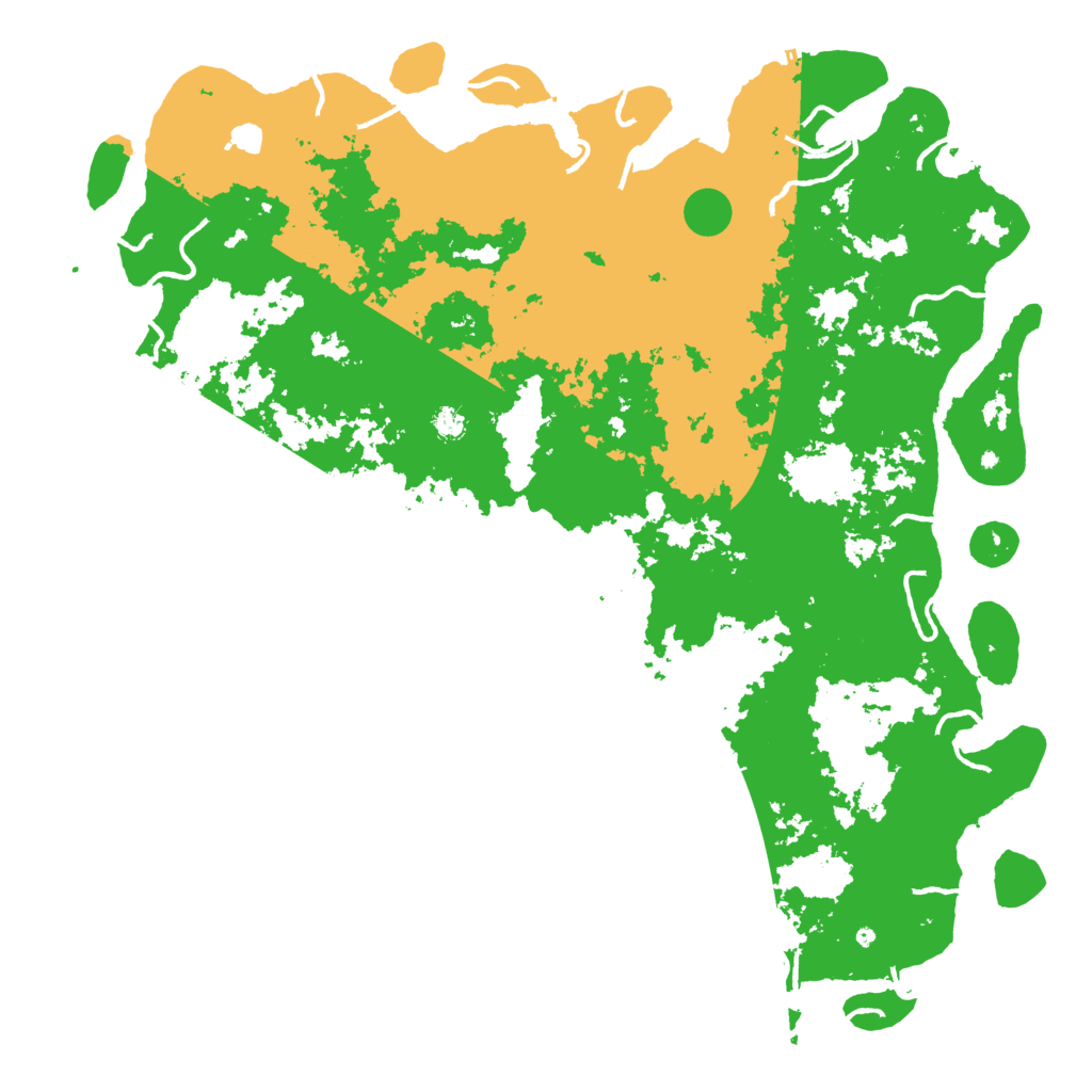 Biome Rust Map: Procedural Map, Size: 6000, Seed: 823806