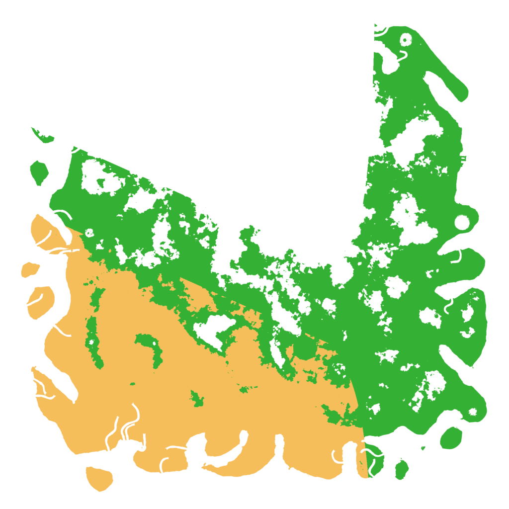Biome Rust Map: Procedural Map, Size: 6000, Seed: 50917
