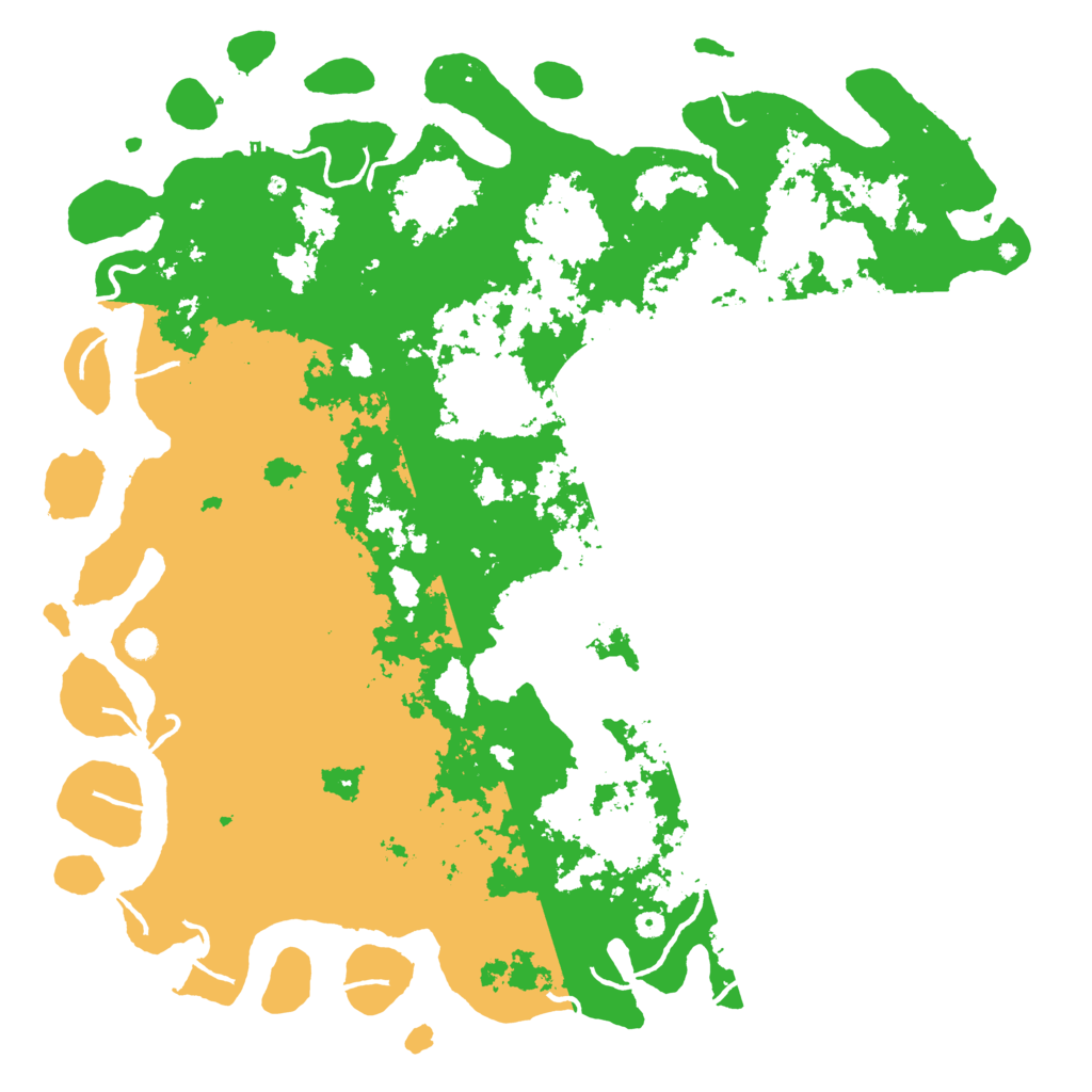 Biome Rust Map: Procedural Map, Size: 6000, Seed: 825693