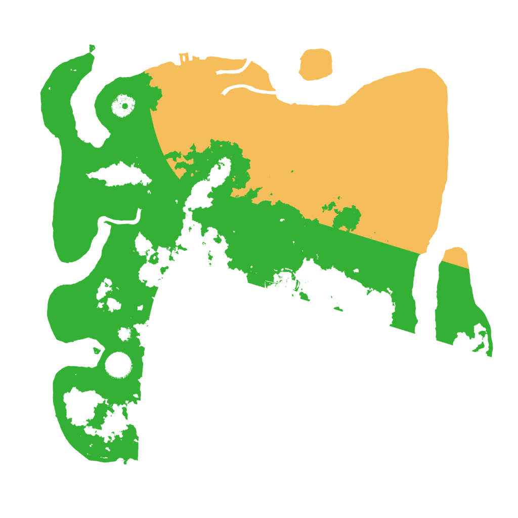 Biome Rust Map: Procedural Map, Size: 3500, Seed: 1332167656