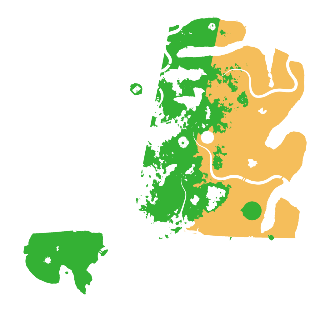 Biome Rust Map: Procedural Map, Size: 4500, Seed: 11456