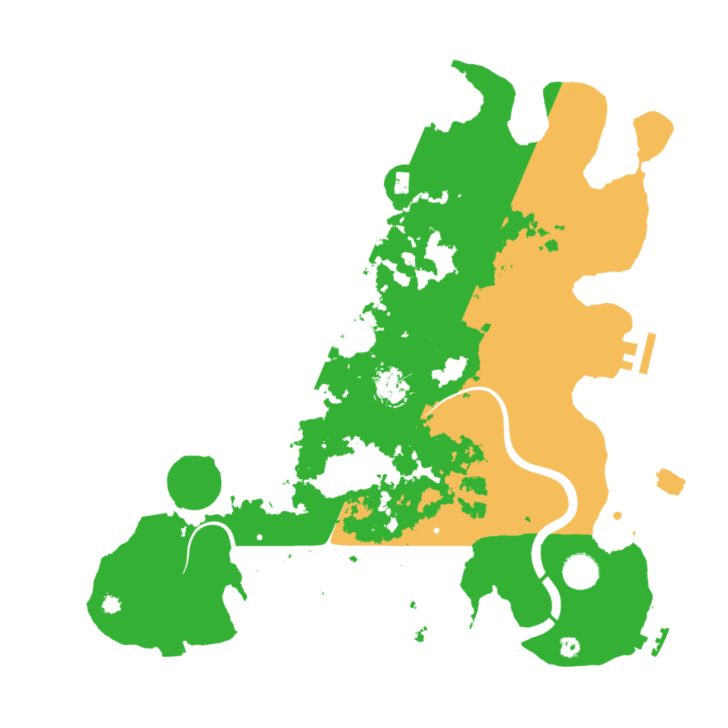 Biome Rust Map: Procedural Map, Size: 3560, Seed: 5355148