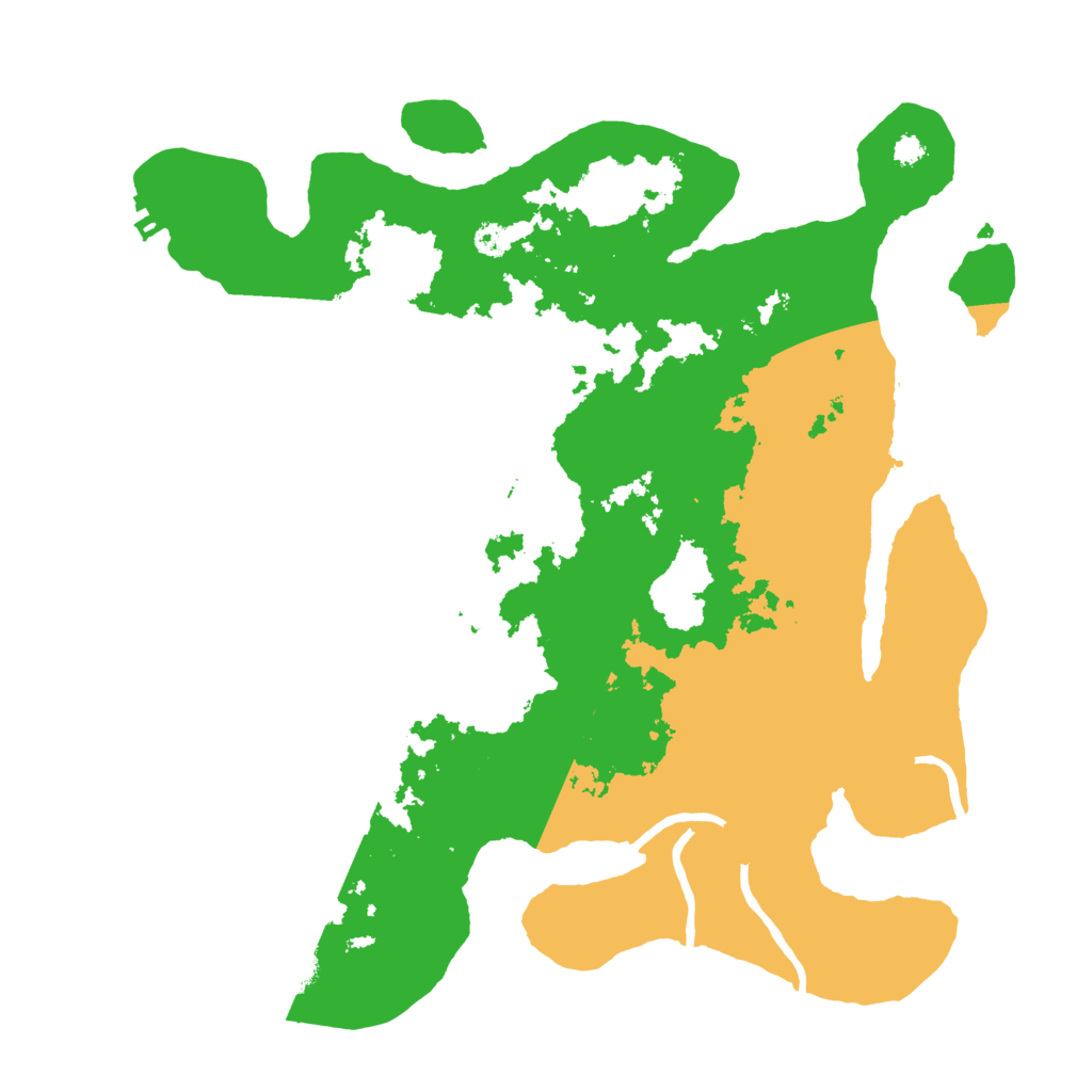 Biome Rust Map: Procedural Map, Size: 3300, Seed: 126875725