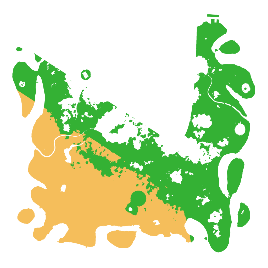 Biome Rust Map: Procedural Map, Size: 4500, Seed: 1242946