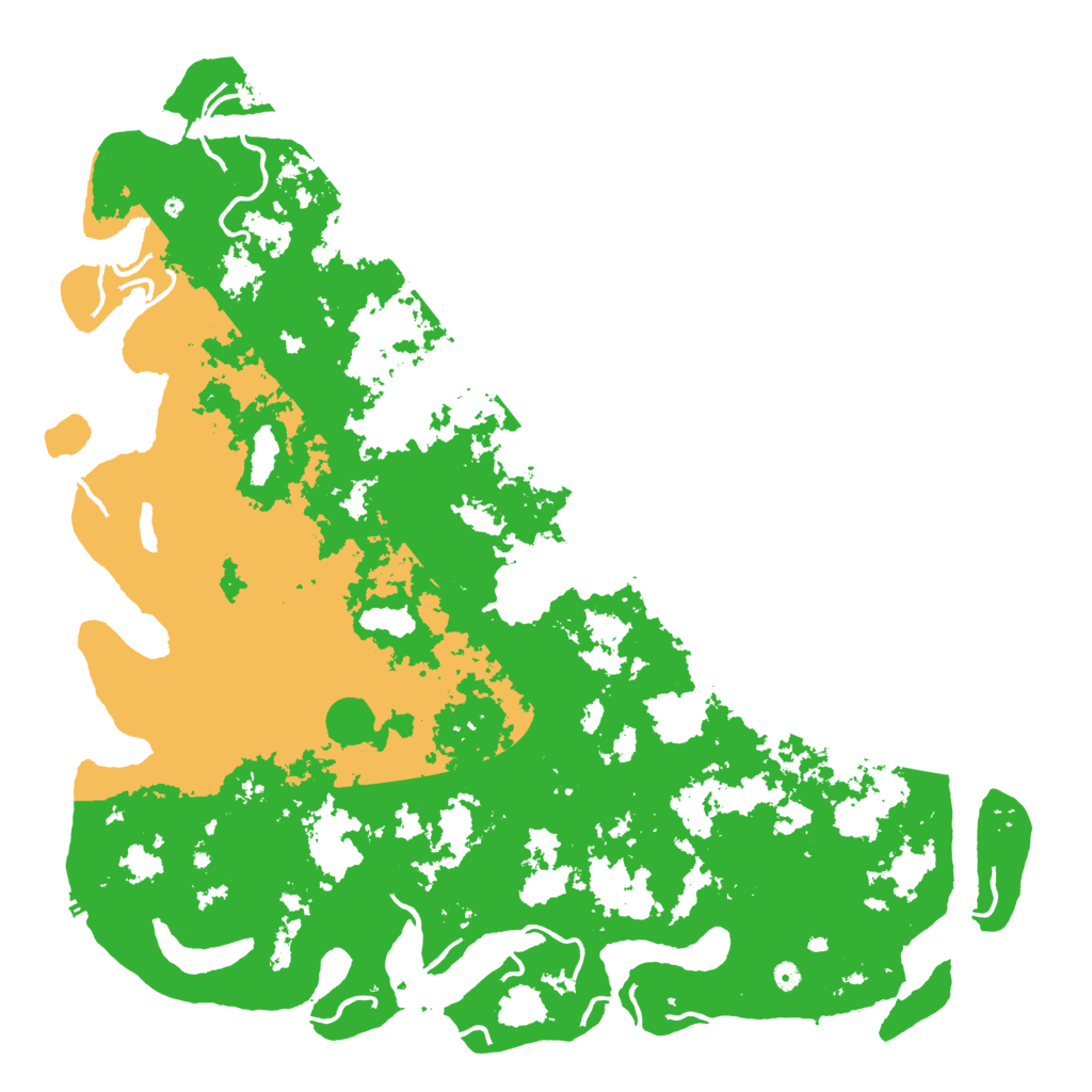 Biome Rust Map: Procedural Map, Size: 6000, Seed: 4731643