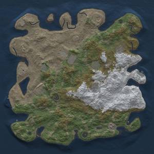 Thumbnail Rust Map: Procedural Map, Size: 4250, Seed: 306249518, 19 Monuments