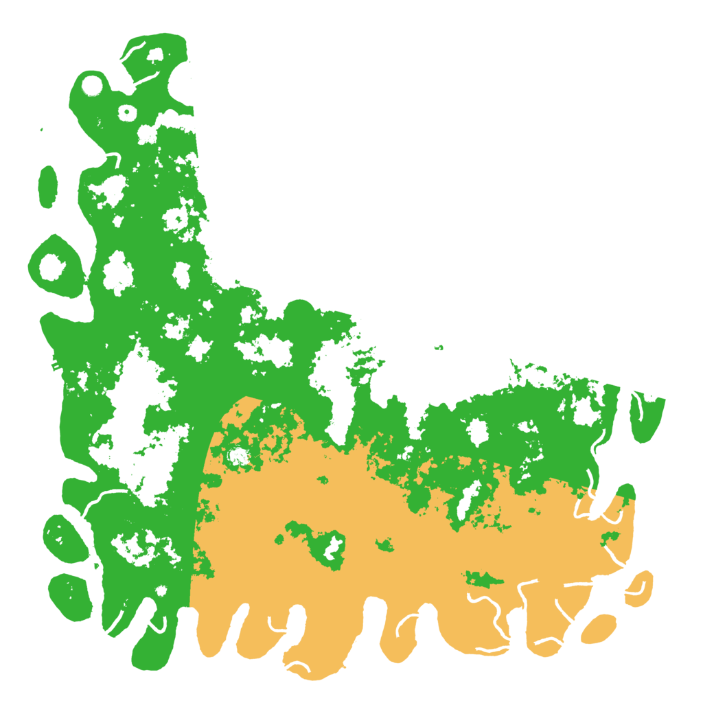 Biome Rust Map: Procedural Map, Size: 6000, Seed: 25475855