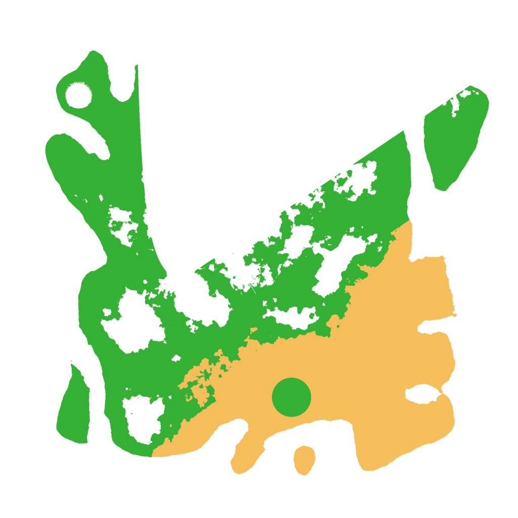 Biome Rust Map: Barren, Size: 3500, Seed: 52169