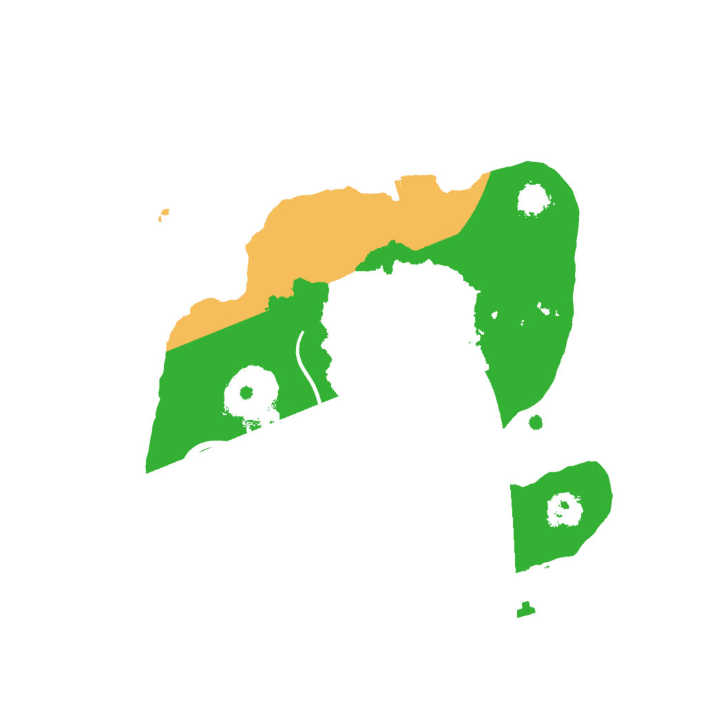 Biome Rust Map: Procedural Map, Size: 2000, Seed: 1424704113