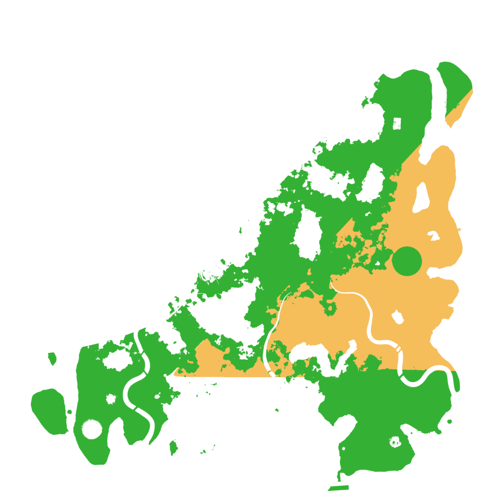 Biome Rust Map: Procedural Map, Size: 4500, Seed: 1839258261