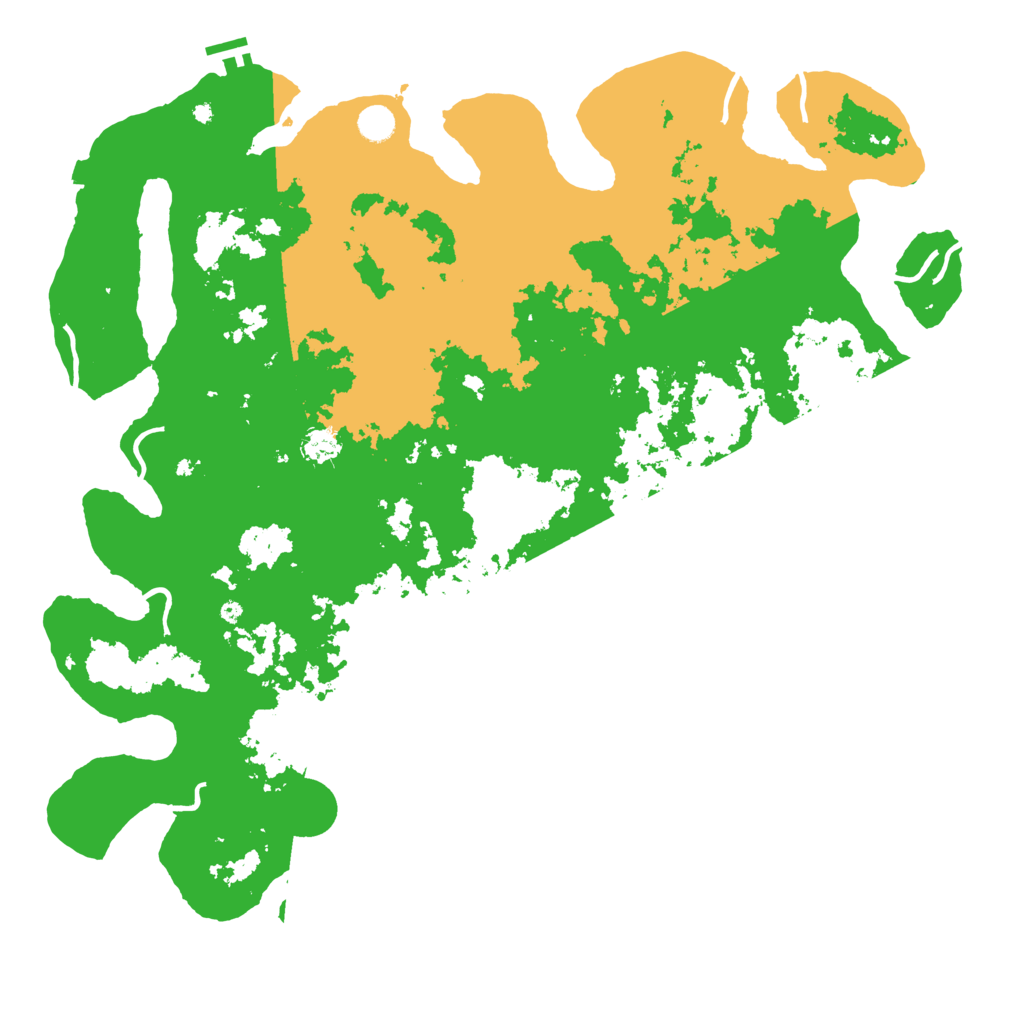 Biome Rust Map: Procedural Map, Size: 4900, Seed: 214748999