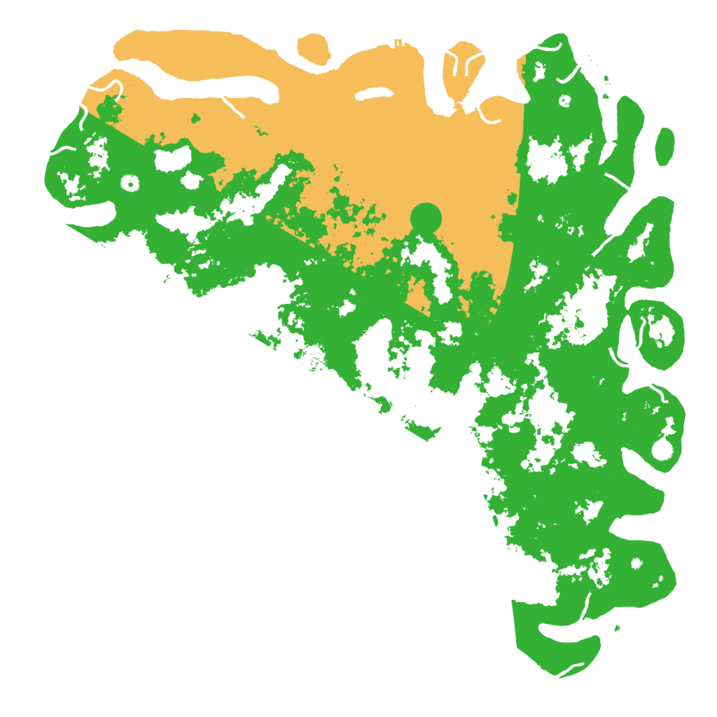 Biome Rust Map: Procedural Map, Size: 6000, Seed: 9876543