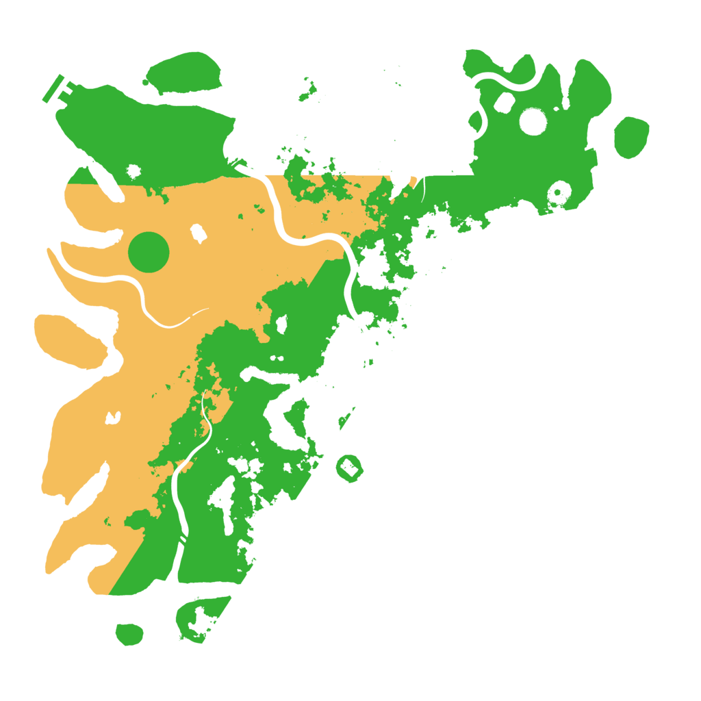 Biome Rust Map: Procedural Map, Size: 4500, Seed: 1299831596