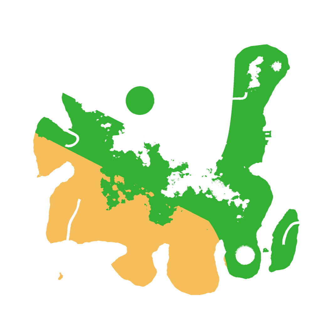 Biome Rust Map: Procedural Map, Size: 3000, Seed: 608426037