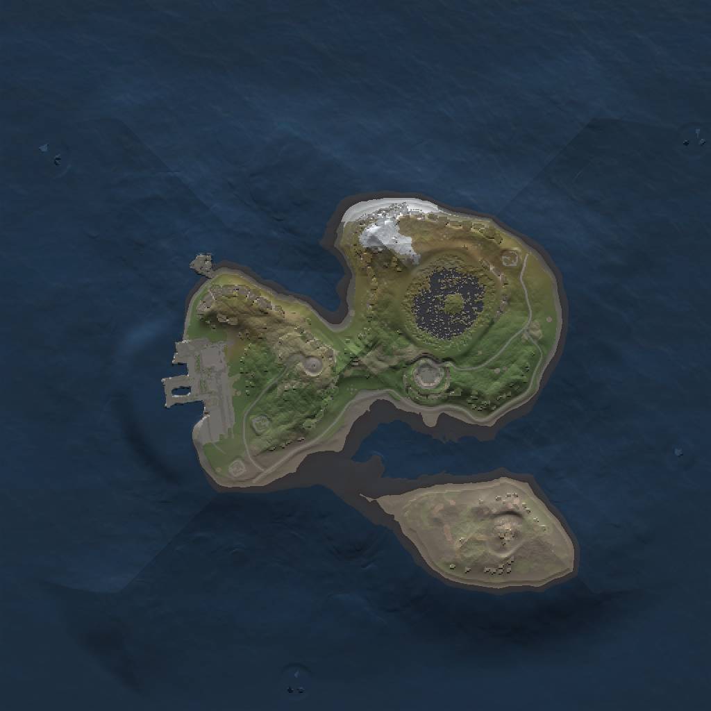 Rust Map: Procedural Map, Size: 1500, Seed: 1469422102, 5 Monuments
