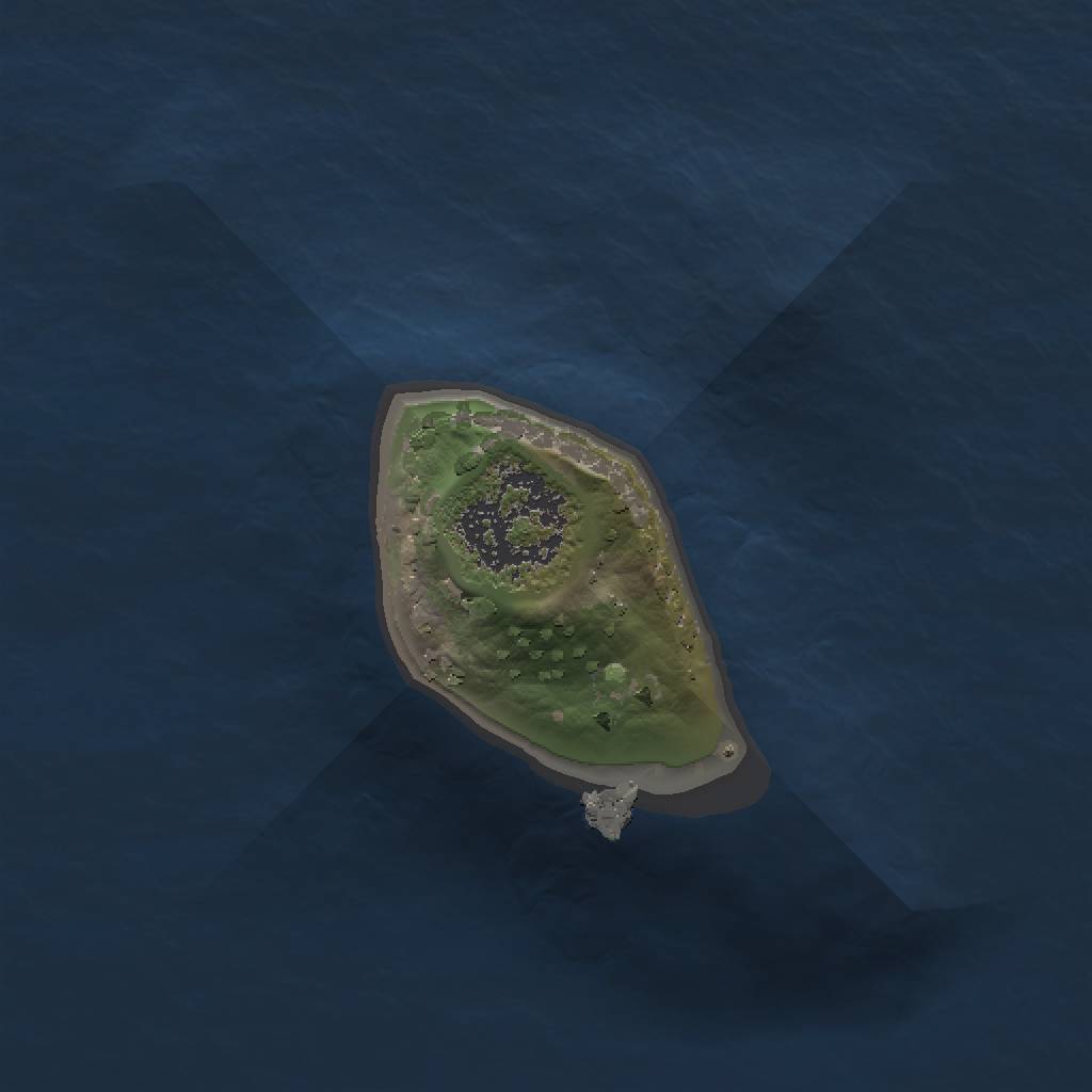 Rust Map: Procedural Map, Size: 1000, Seed: 5498313, 3 Monuments