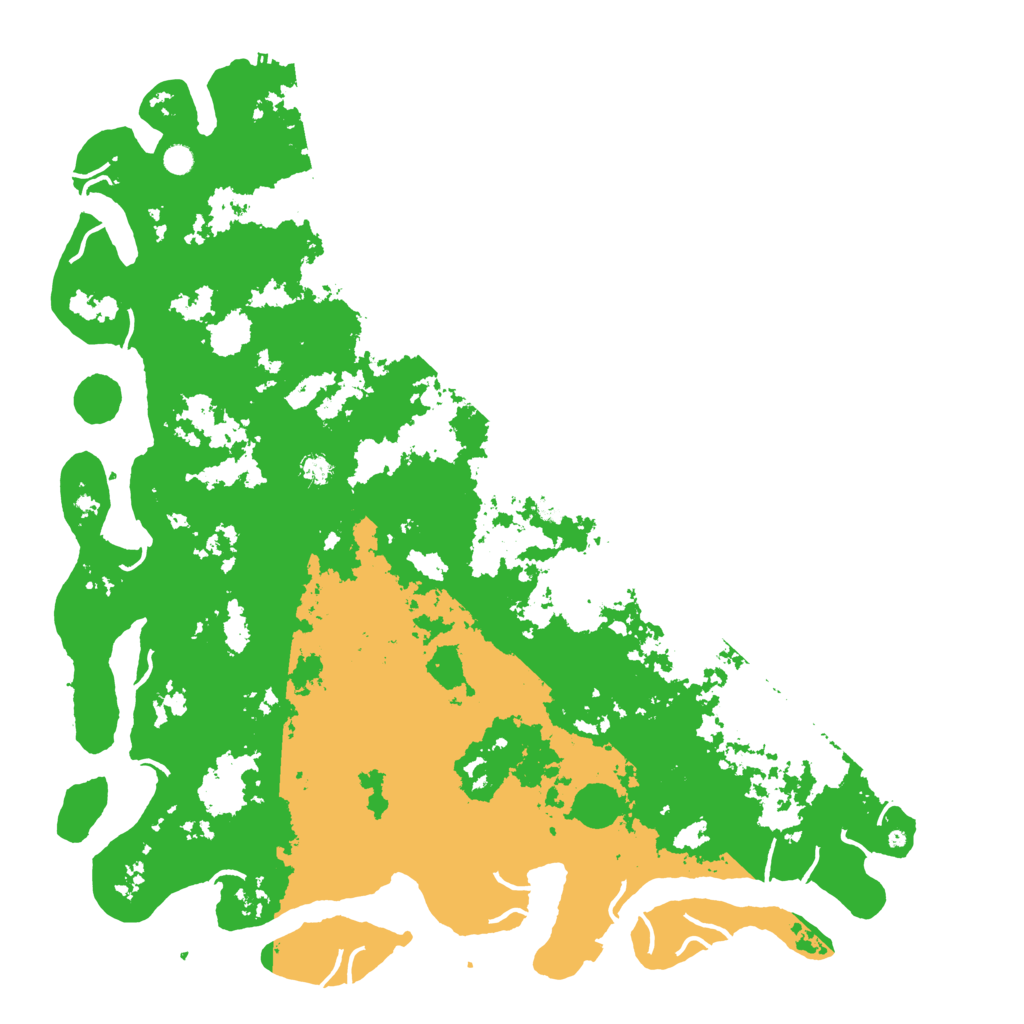 Biome Rust Map: Procedural Map, Size: 6000, Seed: 652877