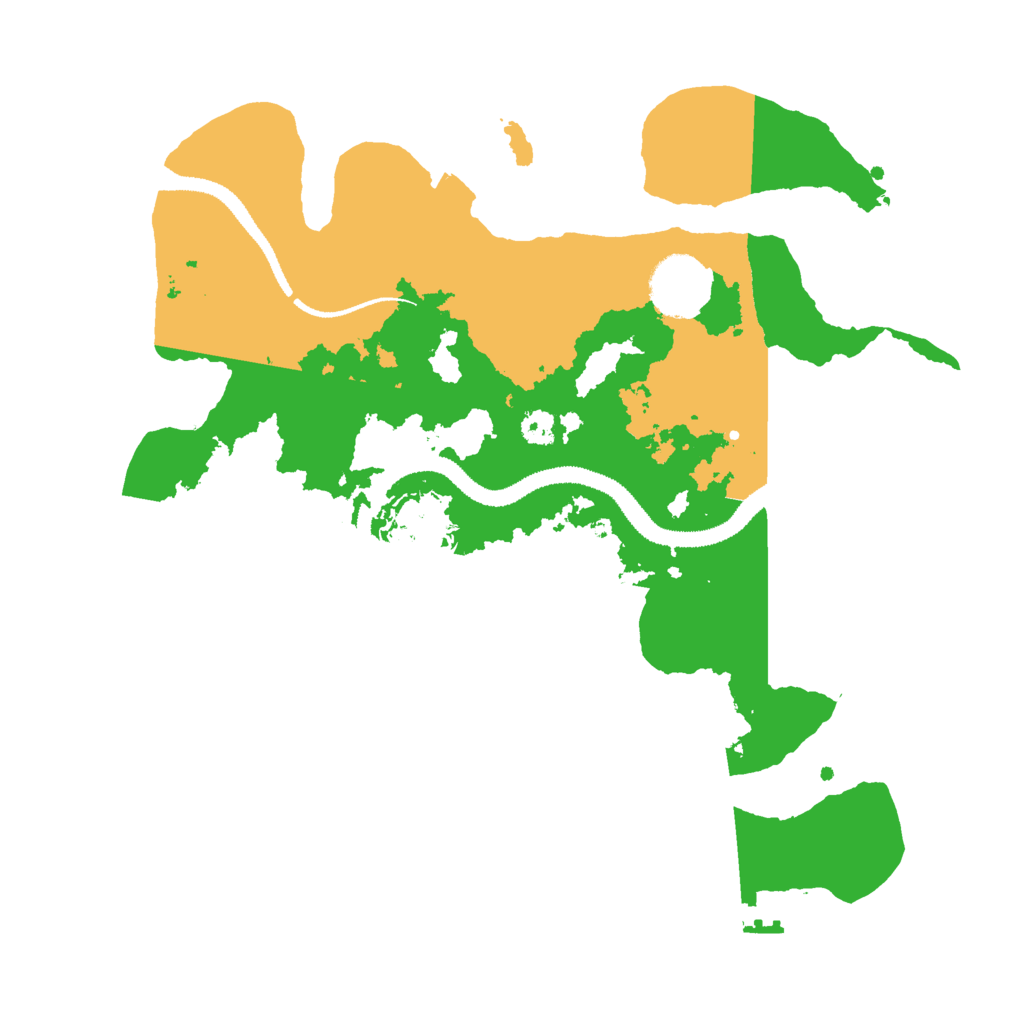 Biome Rust Map: Procedural Map, Size: 3000, Seed: 16248