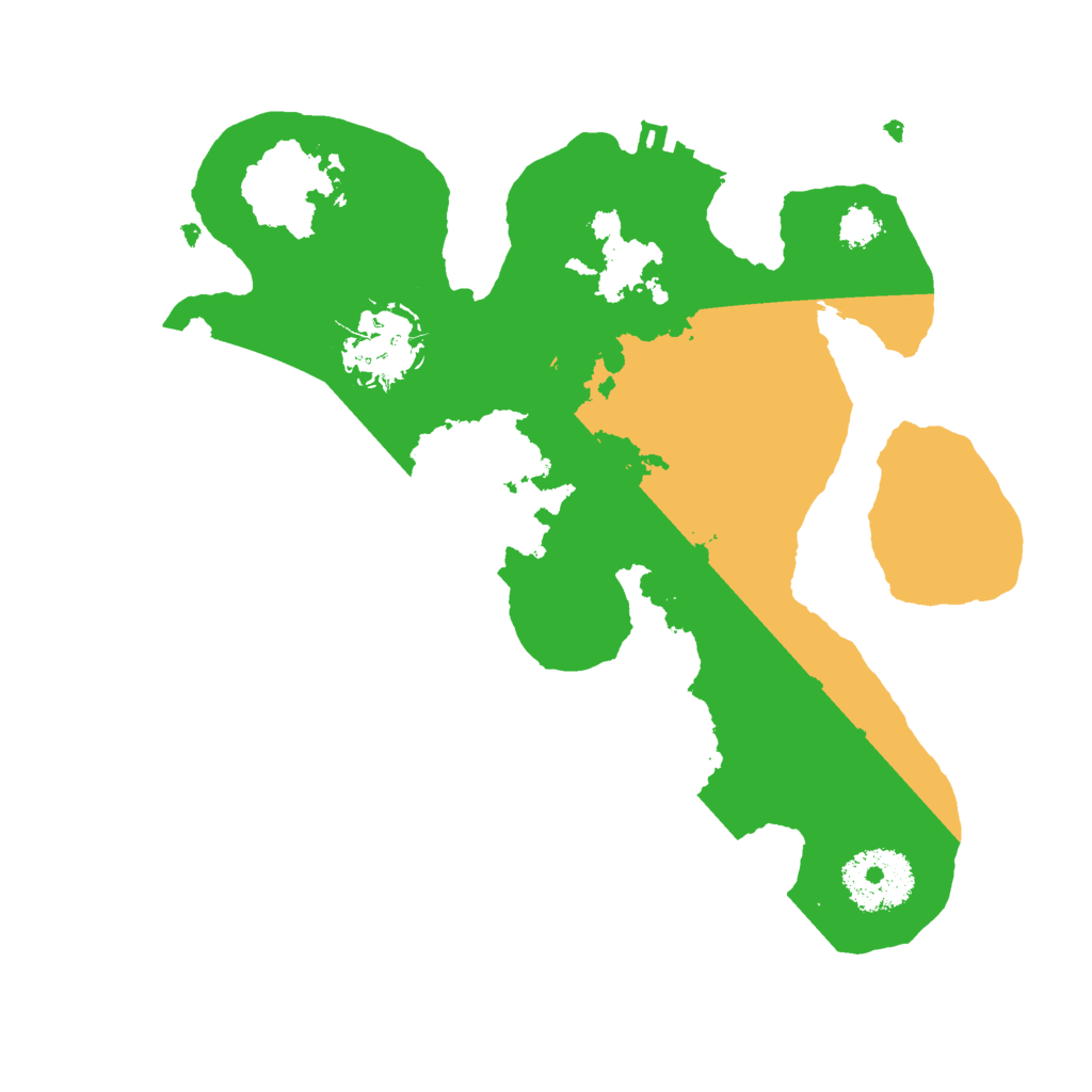 Biome Rust Map: Procedural Map, Size: 2500, Seed: 849911494