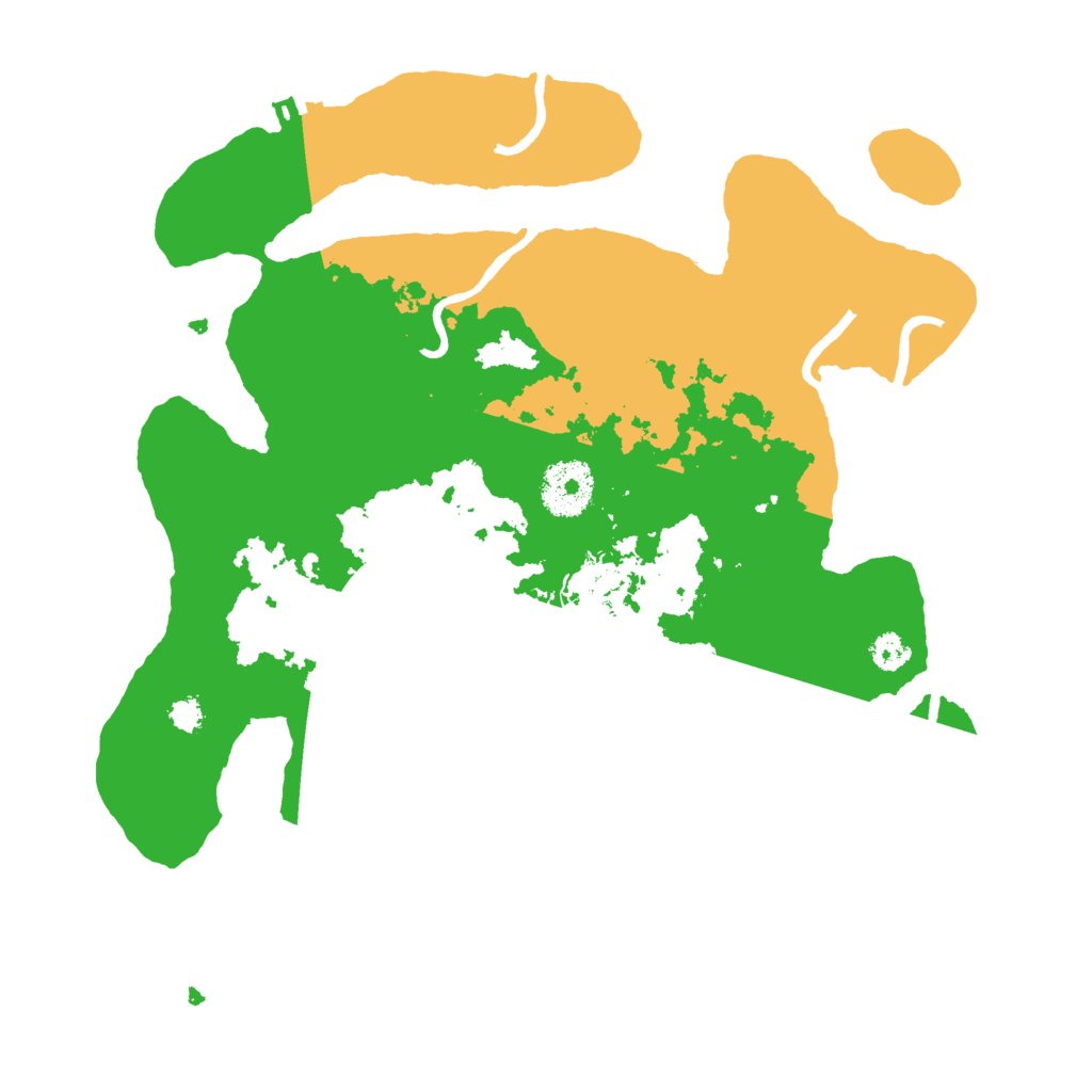 Biome Rust Map: Procedural Map, Size: 3000, Seed: 1896314353